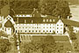 Kloster Luftaufnahme um 1960